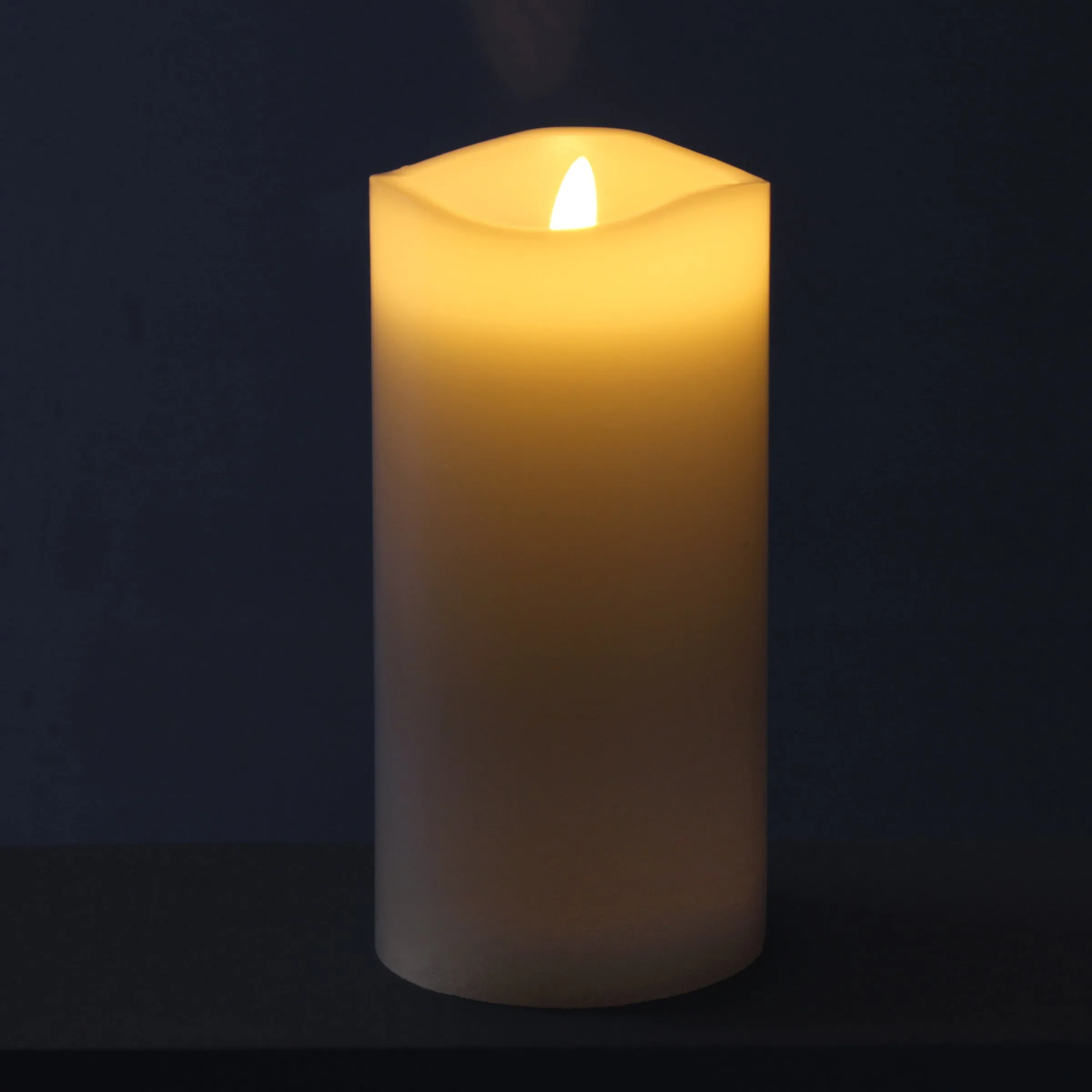 6 Pack Real Wax 3x6 Flameless LED Pillar Candles with Remote and Timer (WS)