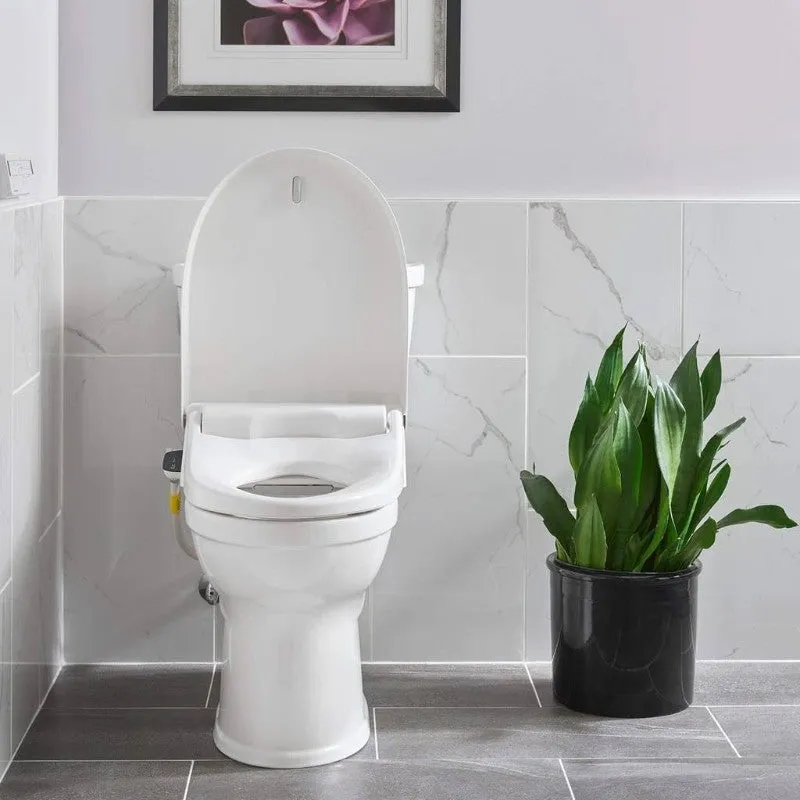 Advanced Clean Elongated Bidet Seat in White