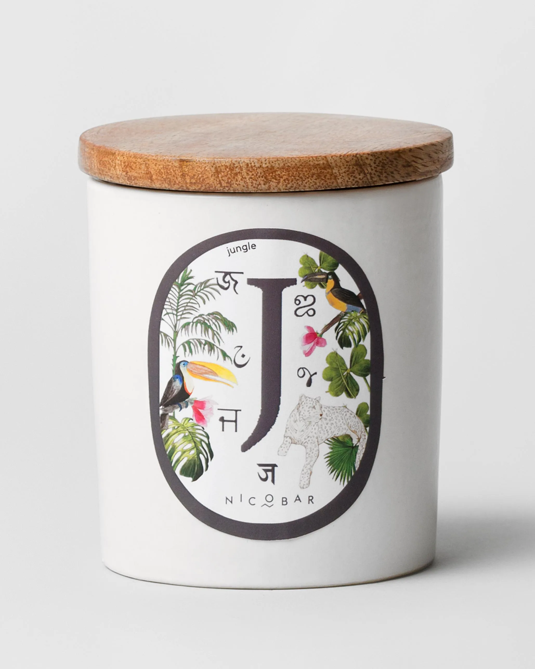 Alphabet J candle