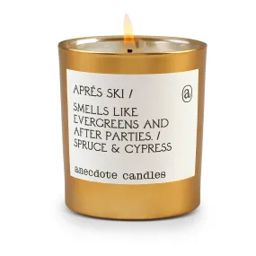 APRES SKI GOLD TUMBLER CANDLE