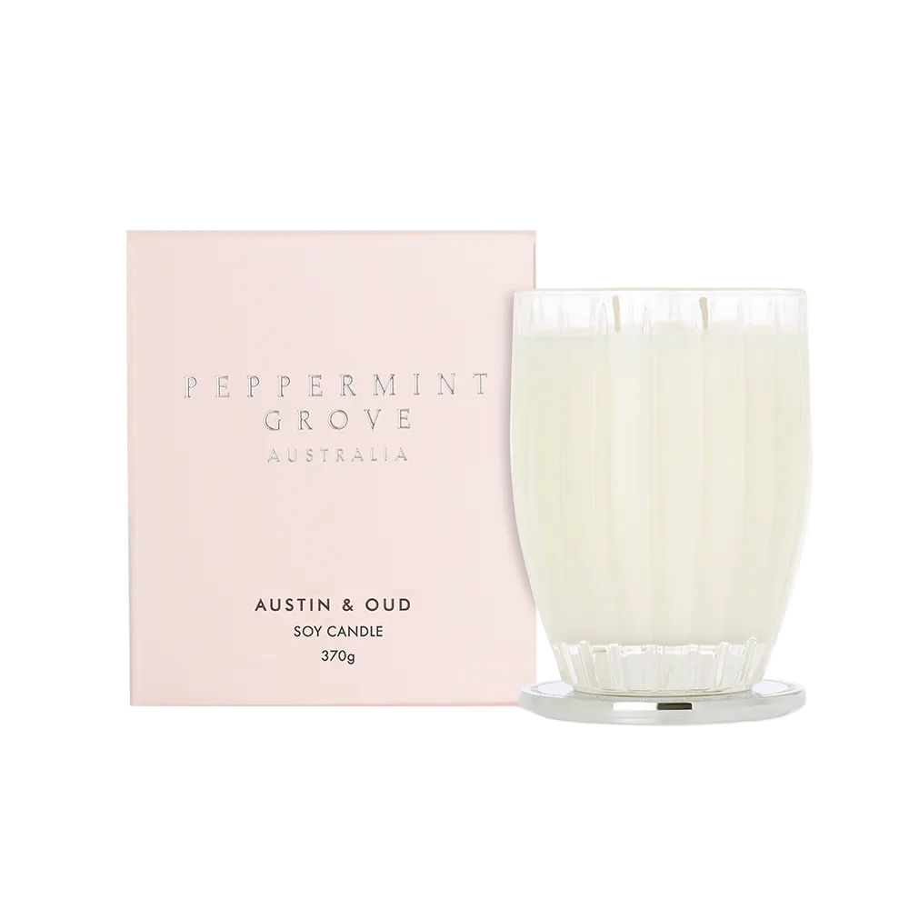 Austin & Oud Soy Candle 370g