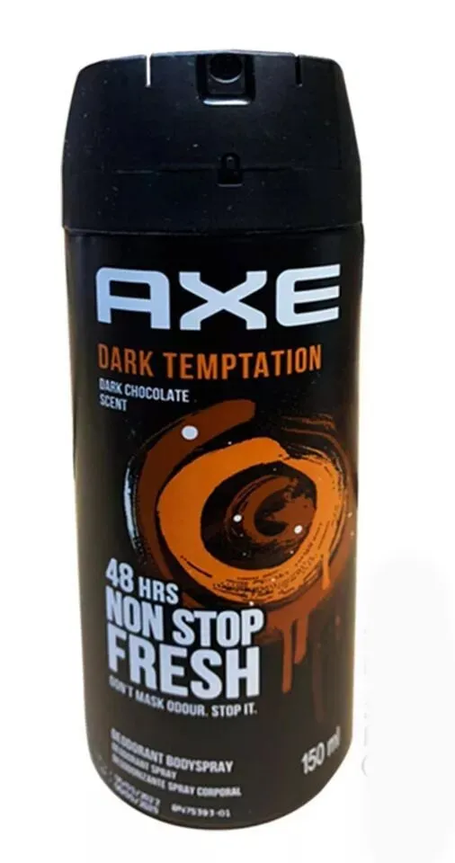 Axe Body Spray DARK TEMPTATION DARK CHOCOLATE Deodorant & Body Spray (5 Pack)