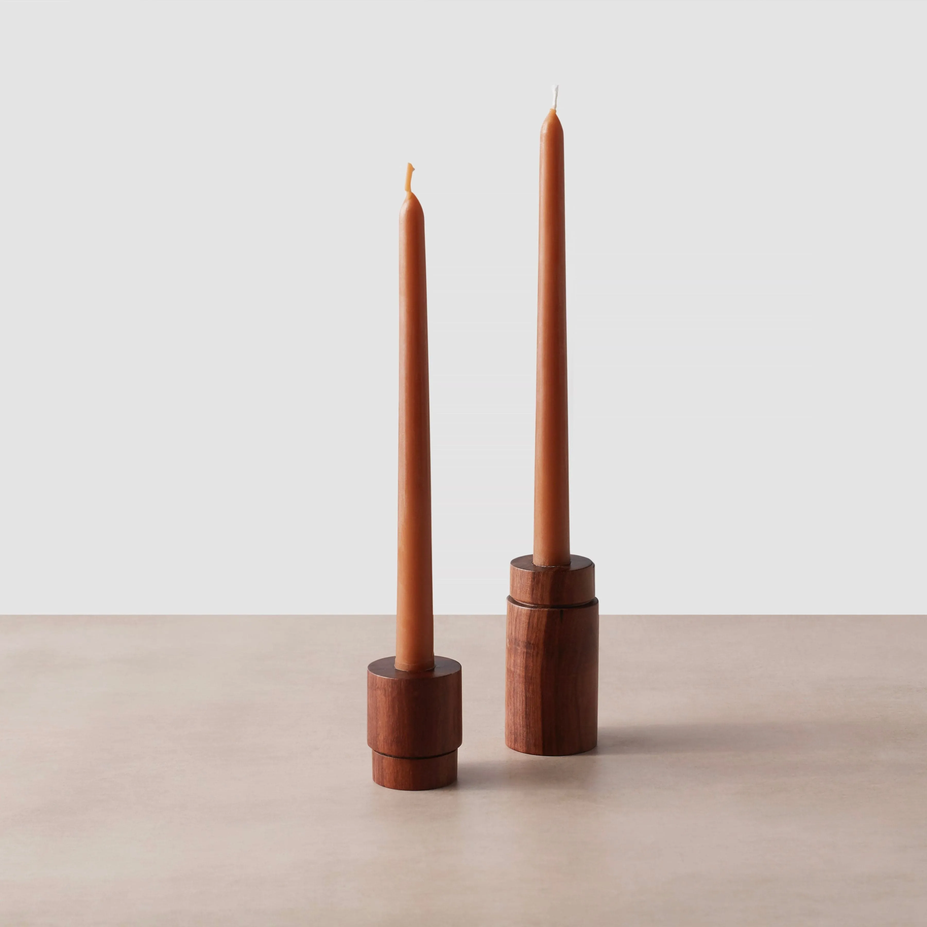 Beeswax Taper Candles - Set of 2