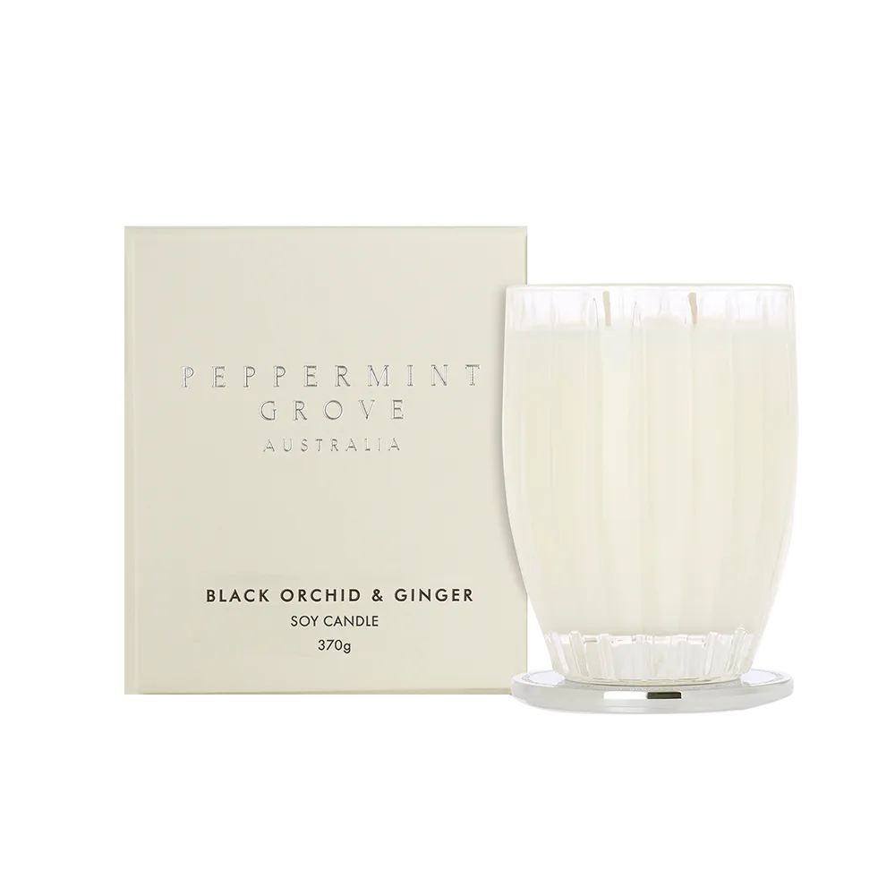 Black Orchid & Ginger Soy Candle 370g