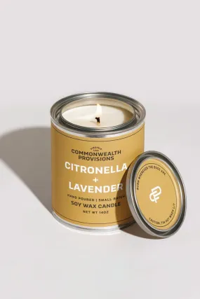 Commonwealth Provisions Candle - Citronella   Lavender