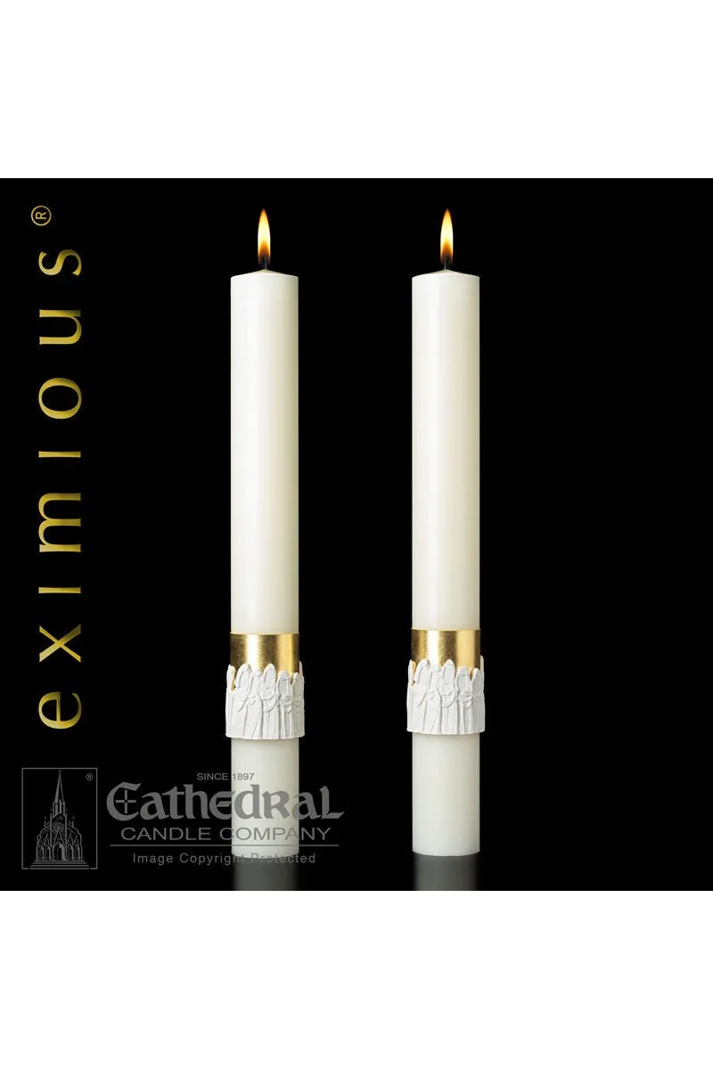 Complementing Side Altar Candles - 12 Apostles