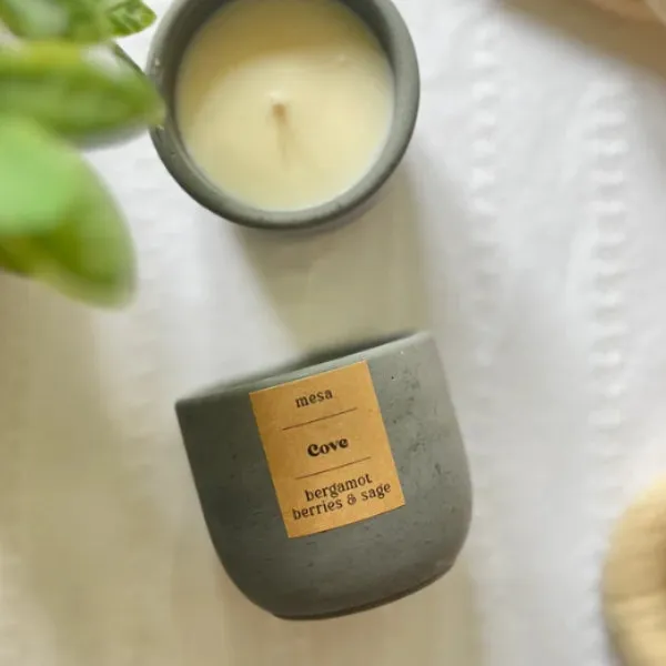 Cove Concrete Soy Candle