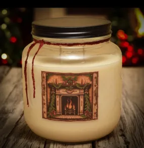 #COZYJAR64  "Cozy Christmas Spices" 64oz Soy Jar Candle