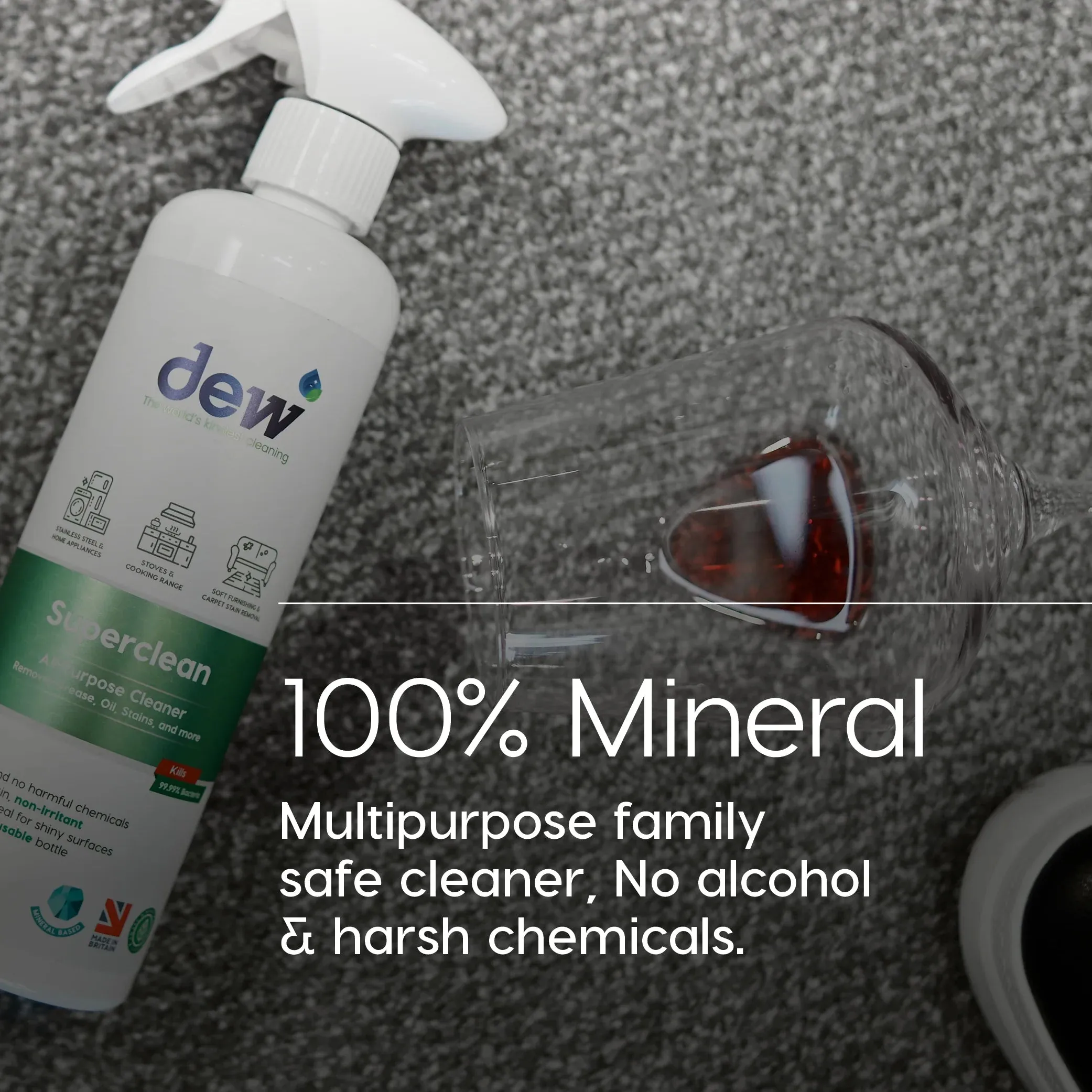 Dew Superclean Fragrance Free - 500ml