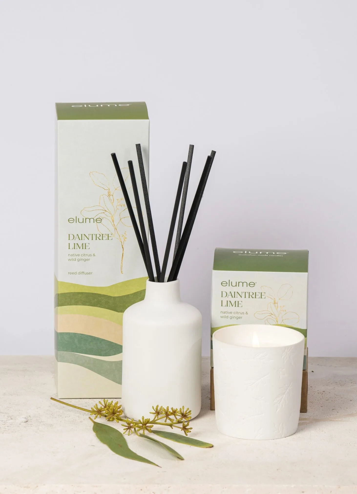 Elume Australian Escapes: Daintree Lime Reed Diffusers