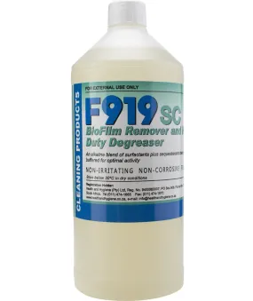 F919SC Biofilm Remover and Degreaser