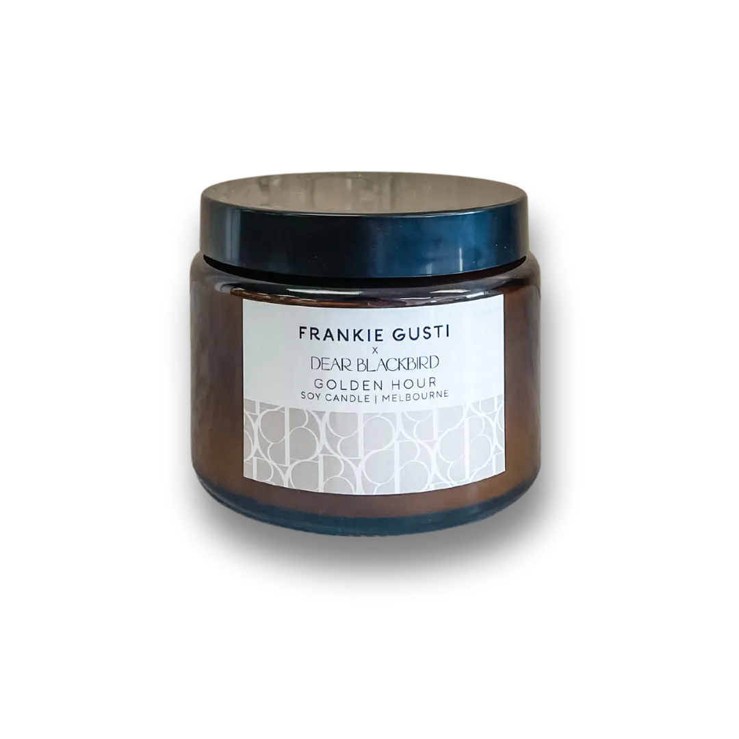 Frankie Gusti x Dear Blackbird - Golden Hour Soy Candle