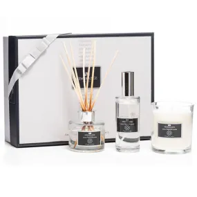 FRESH LINEN LUXURY ROOM SPRAY, DIFFUSER & CANDLE SET