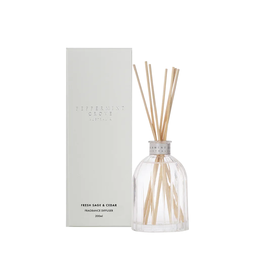 Fresh Sage & Cedar Fragrance Diffuser 200ml