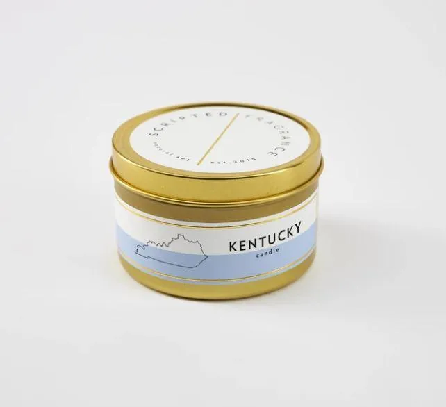 Kentucky Gold Tin Candle