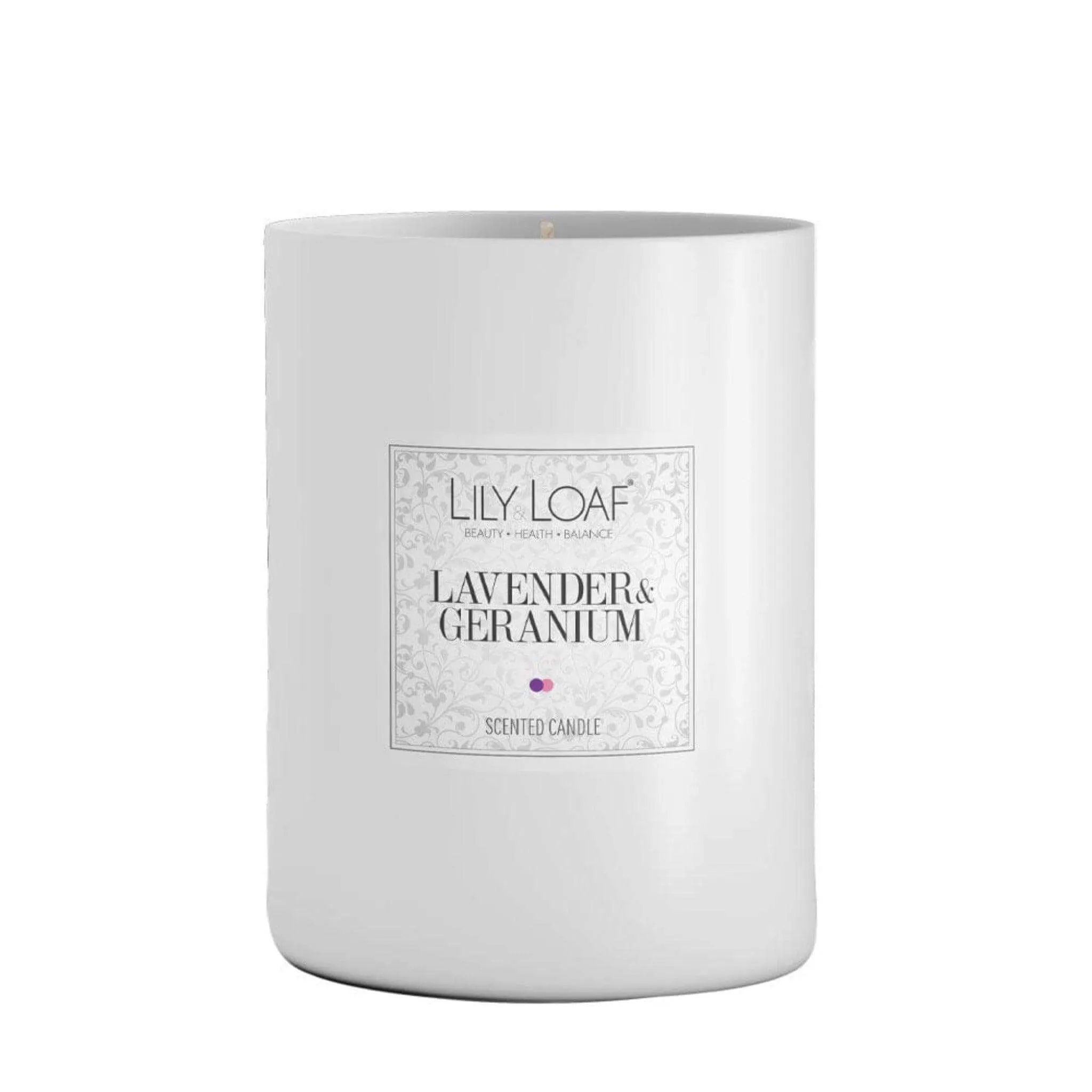 Lavender & Geranium Soy Wax Candle