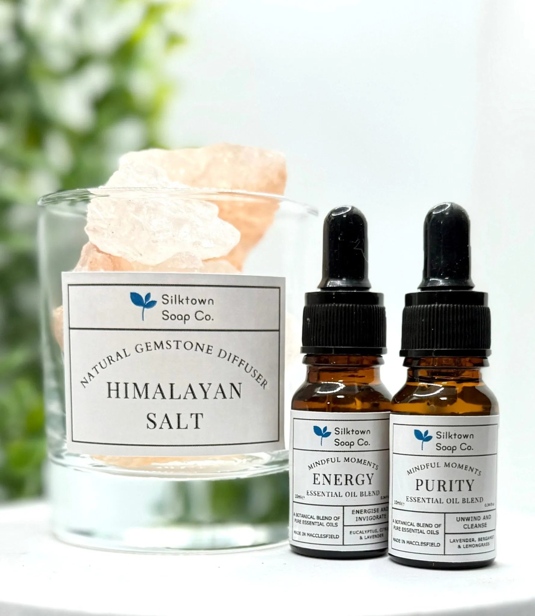 Natural Gemstone Diffuser - Pink Himalayan Salt