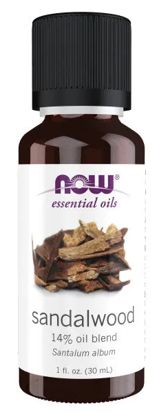 Now Essential Oil Sandalwood 14% 1oz