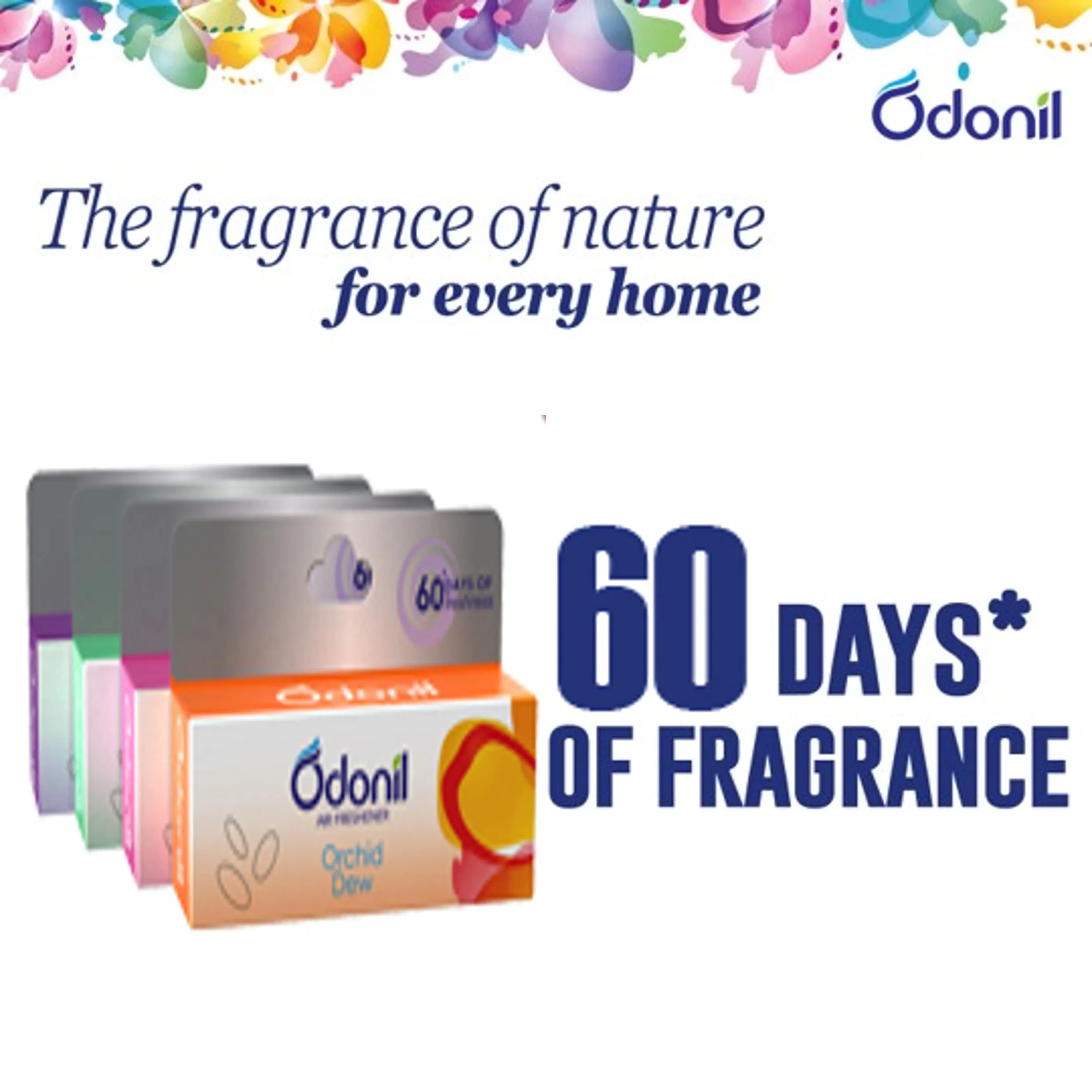 Odonil Bathroom Air Freshener Blocks 100g - Buy 3   1 Free| Mixed Fragrance | With Odour Buster Technology