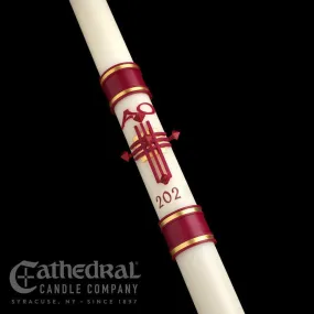 Paschal Candle - Crux Trinitas