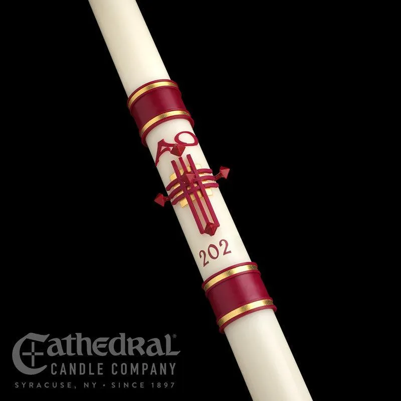 Paschal Candle - Crux Trinitas