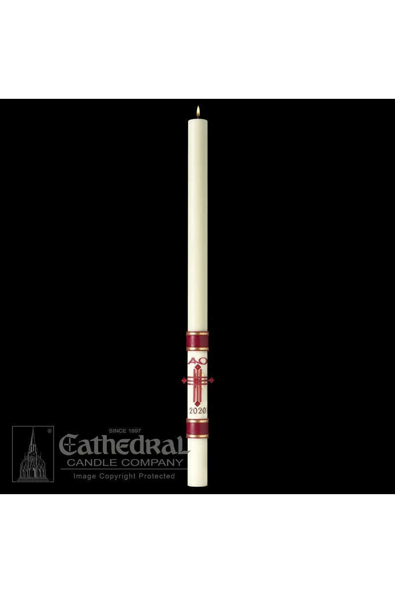 Paschal Candle - Crux Trinitas