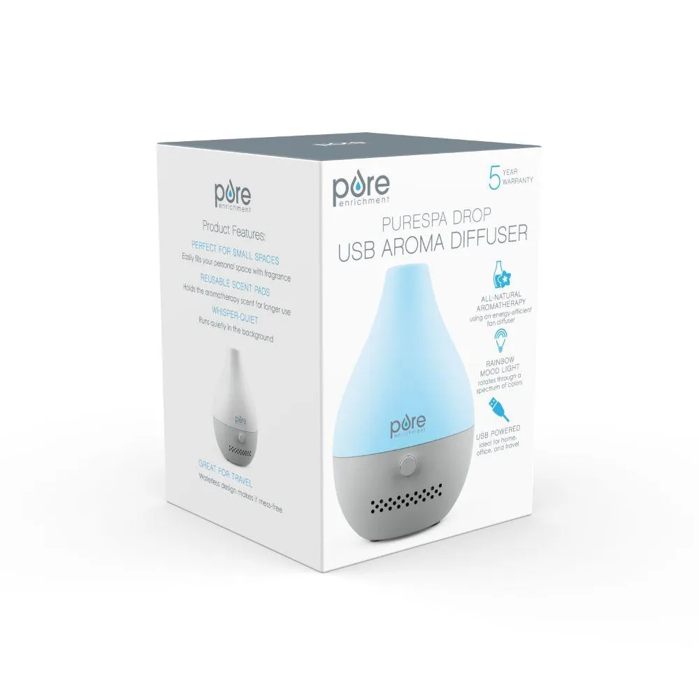 PureSpa™ Drop USB Aroma Diffuser