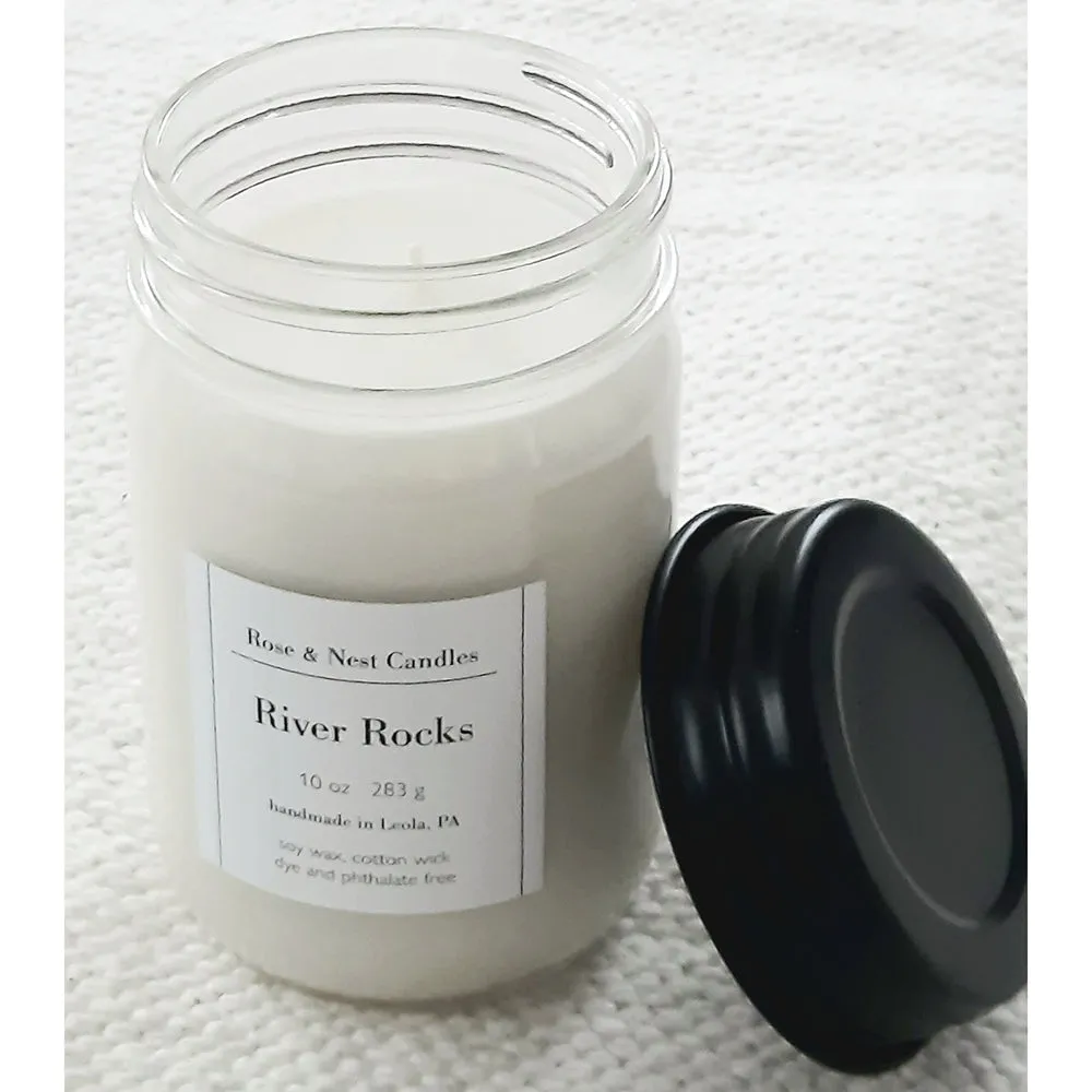 River Rocks Soy Candle RN-RR