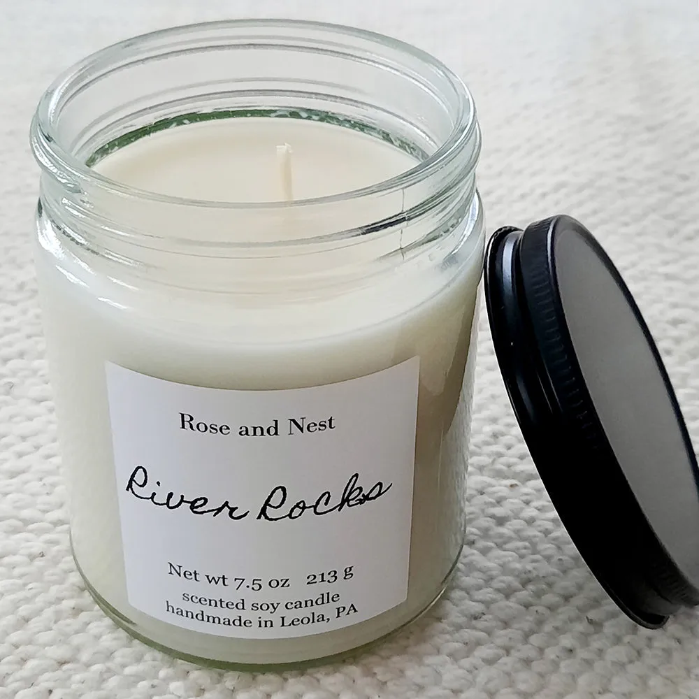 River Rocks Soy Candle RN-RR