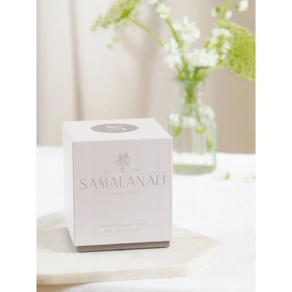 Samalanah Collection Peony & Jasmine Botanical Candle