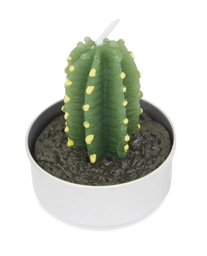 Set of 6 Cacti Tealights