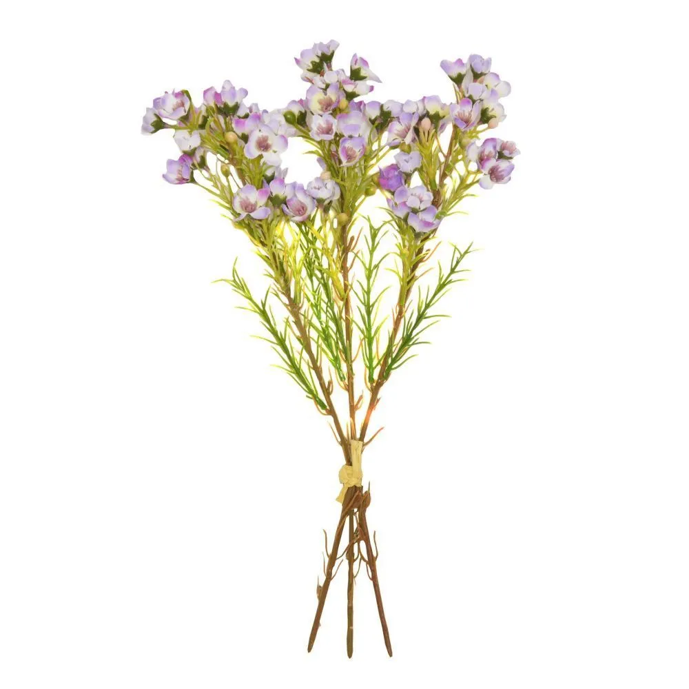 Sincere Floral 34cm Assorted Artificial Waxflower (Choice of 4)