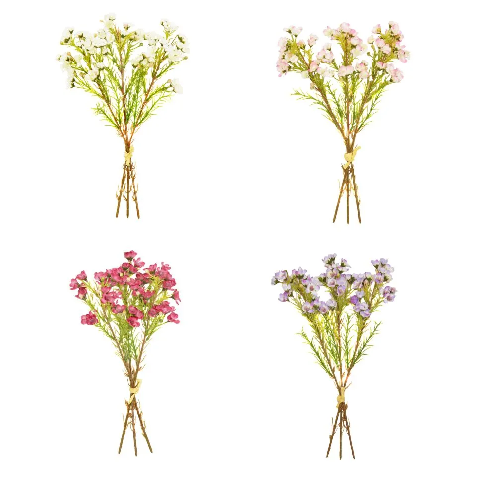 Sincere Floral 34cm Assorted Artificial Waxflower (Choice of 4)