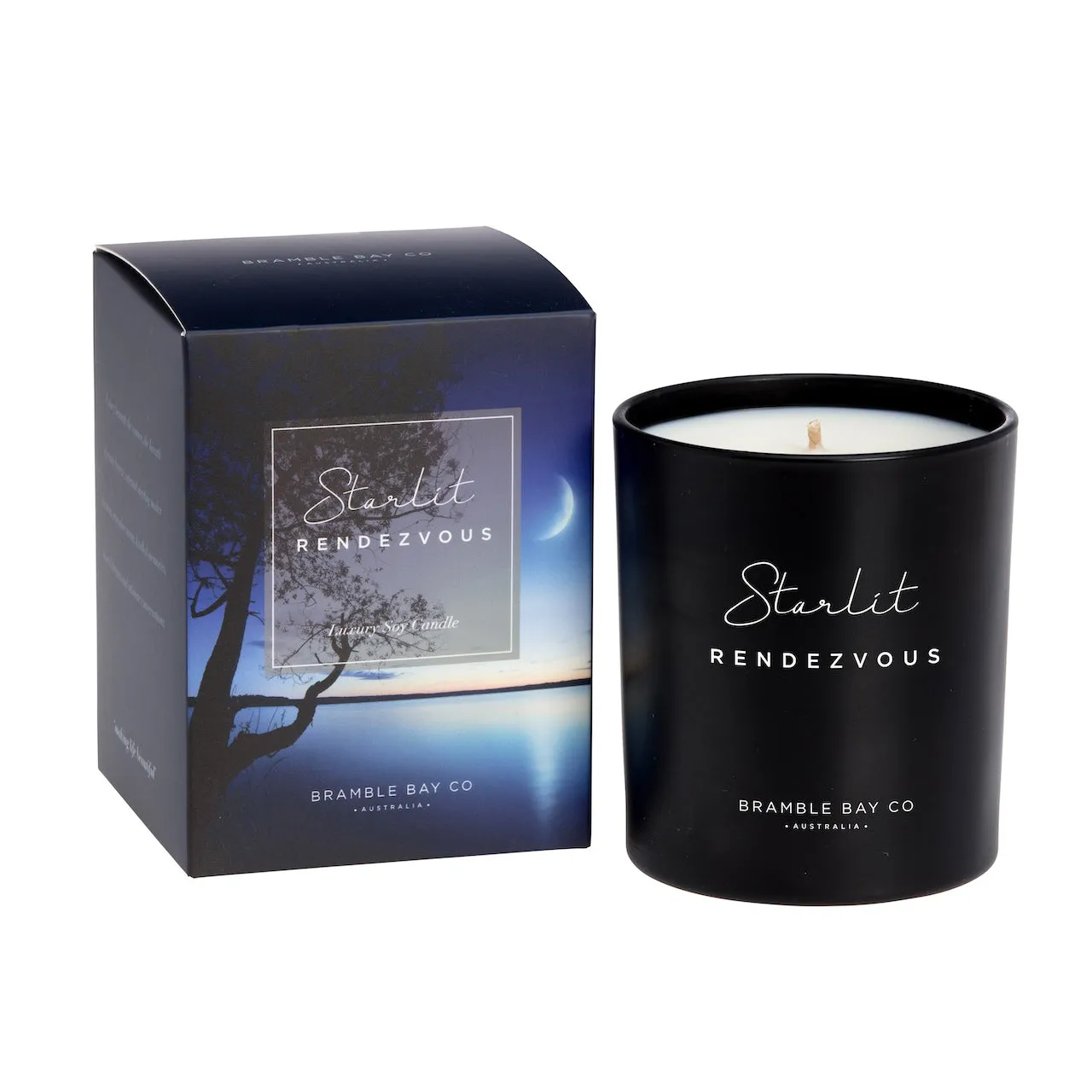 Starlit Rendezvous Ocean After Dark Candle