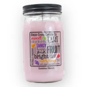 Summer Melon 24oz Pantry Jar by Swan Creek Candle