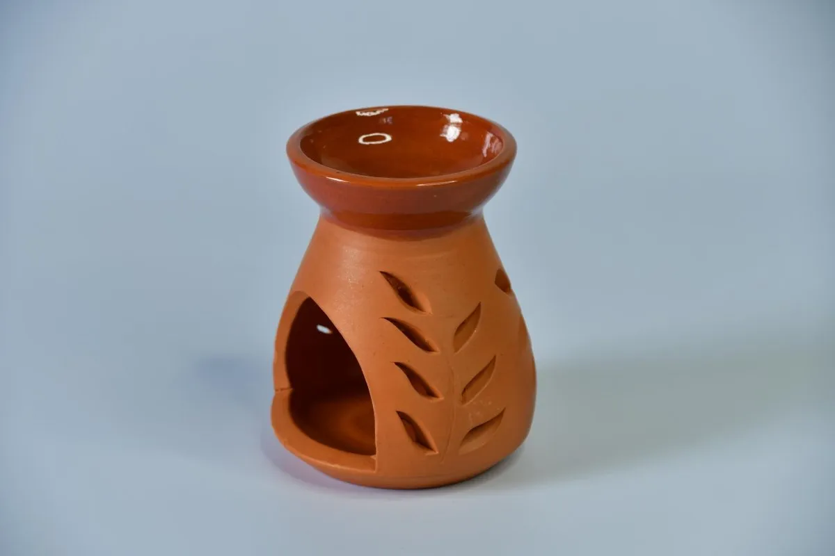 Terracotta Triangle Large Diffuser: Artisan-Made Tabletop Home Decor