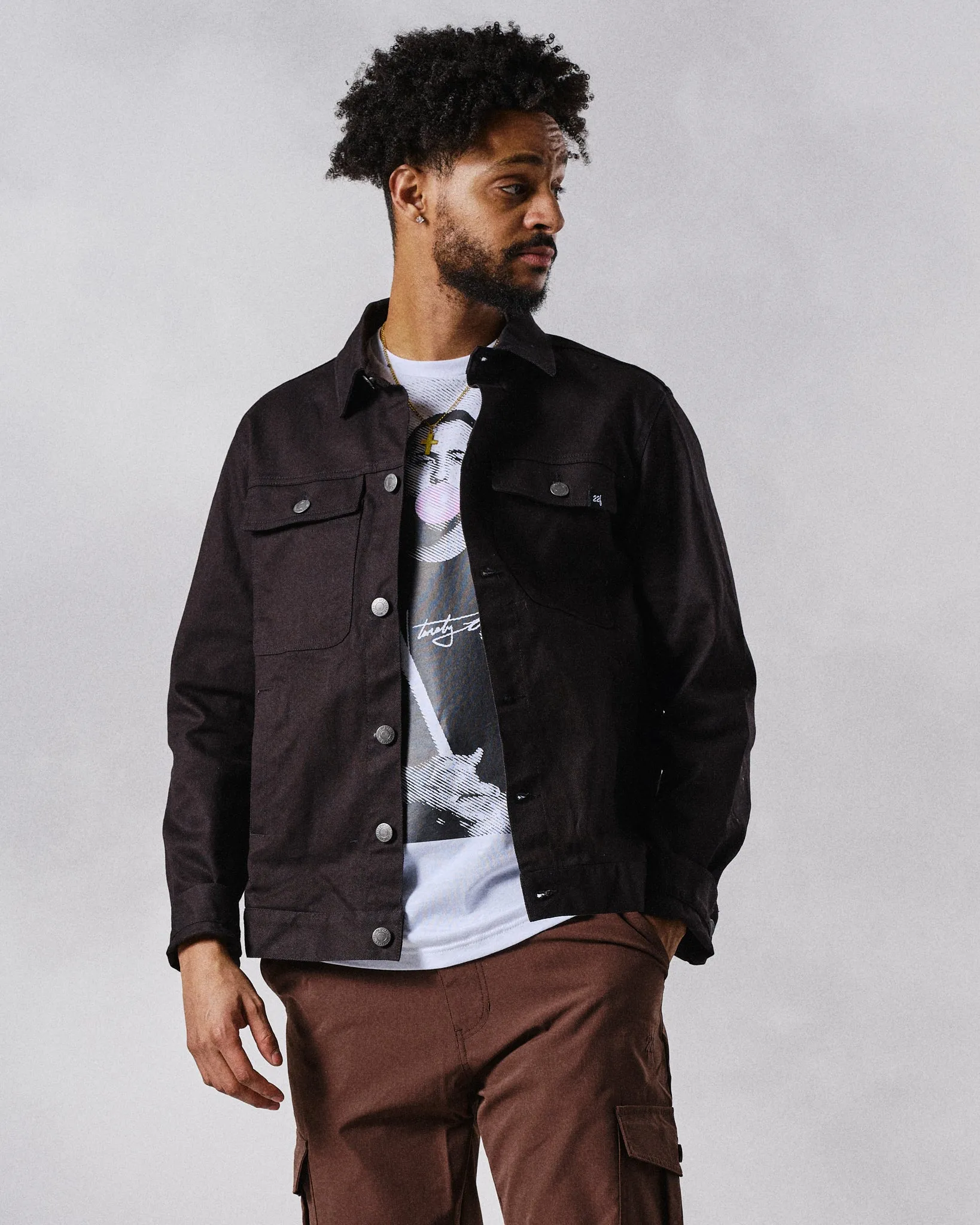 Twill Trucker Jacket