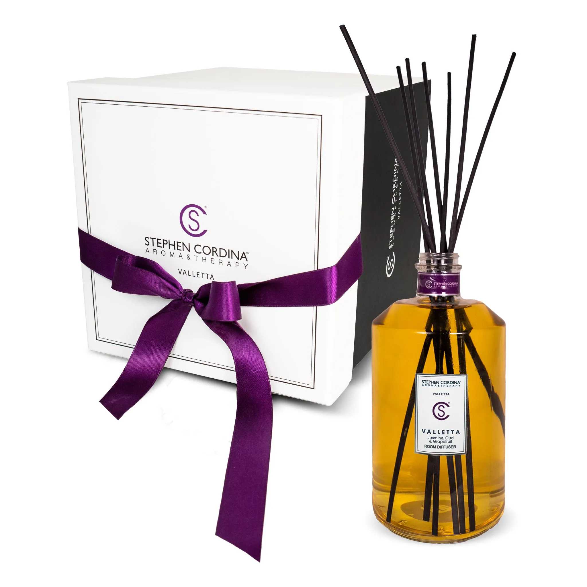 Valletta Room Diffuser 1000ml in a Luxury carrier box.