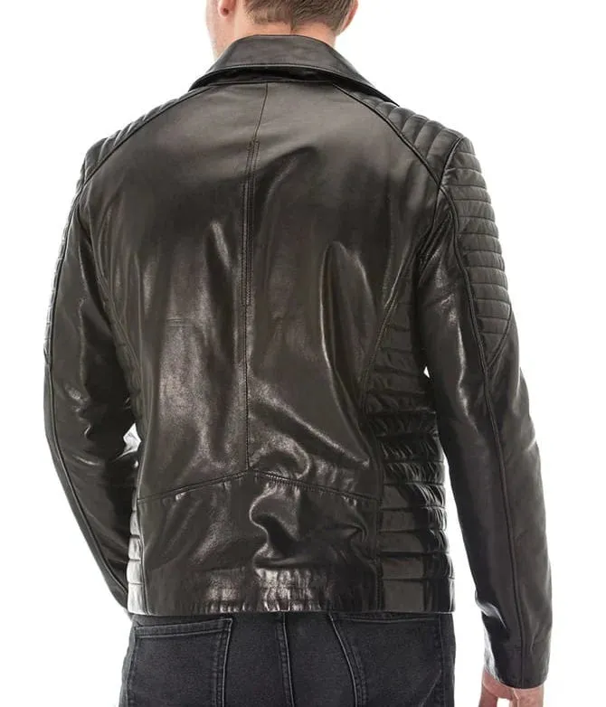 Vanguard | Men's Black Sheep Leather Biker Jacket