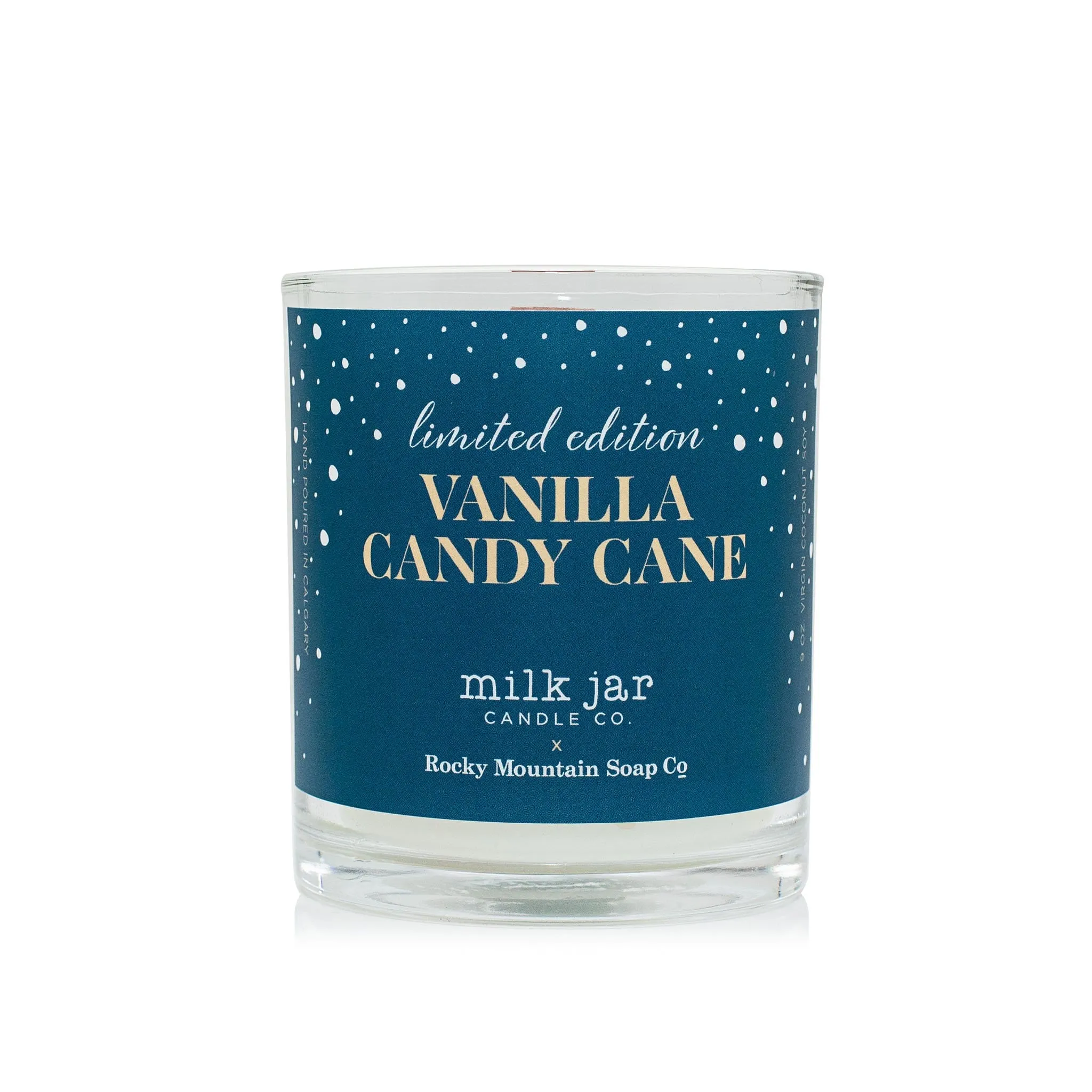 Vanilla Candy Cane Candle