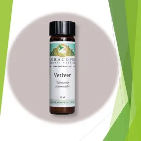 Vetiver Organic Essential Oil by Floracopeia 15 ml.