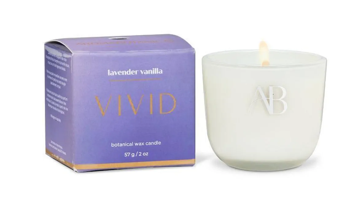 Vivid Mini Lavender Vanilla Candle