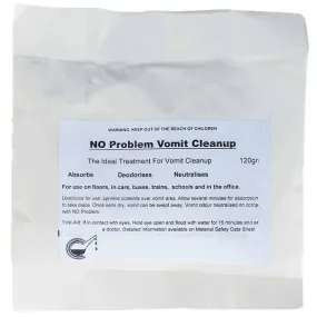 Vomit Clean-Up 120g Satchel Deoderiser Neutralise