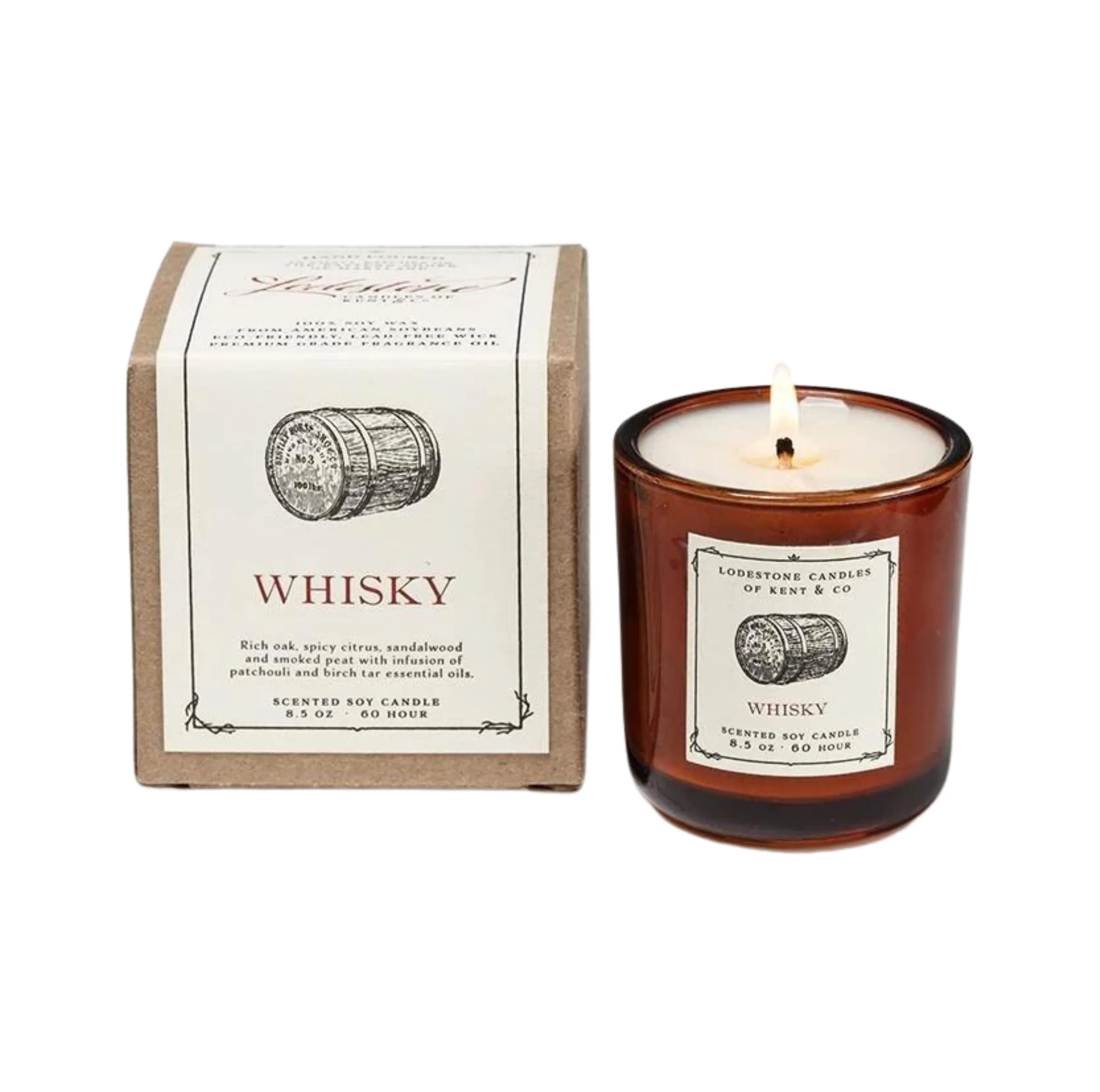 Whisky - 8.5oz Soy Candle