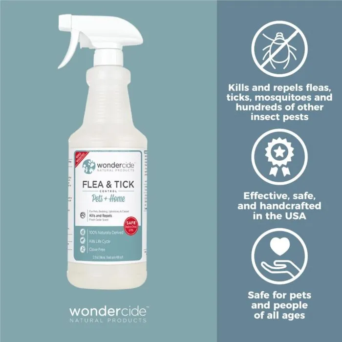 Wondercide Cedarwood Flea & Tick for Pets   Home