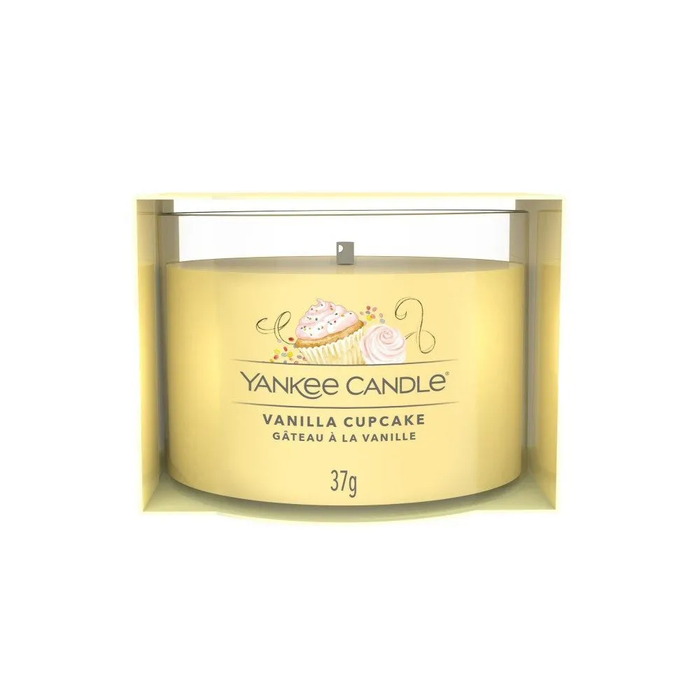 Yankee Candle 3 Pack Filled Vanilla Cupcake Votive Candle